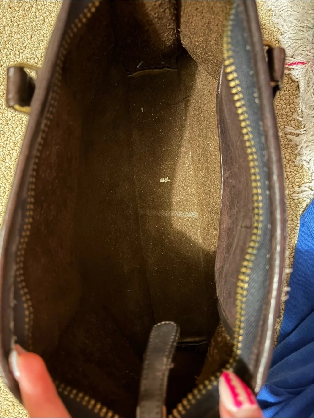 Vintage coach slim satchel
